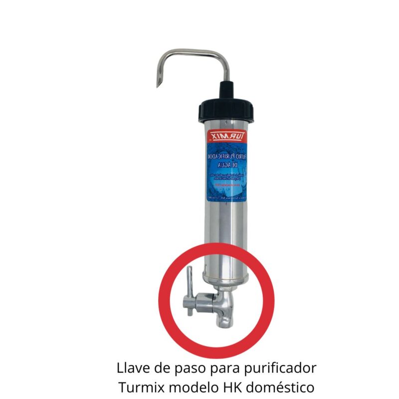 Llave para purificador turmix sobre tarja